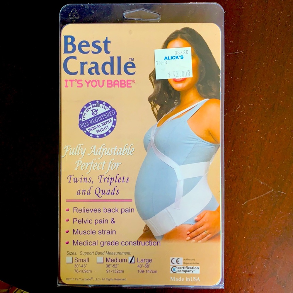 Pregnancy cradle.